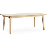 Normann Copenhagen - Slice Table Linoleum 84 x 160 cm, creme von Normann Copenhagen