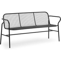 Normann Copenhagen - Vig Dining Bench, schwarz von Normann Copenhagen