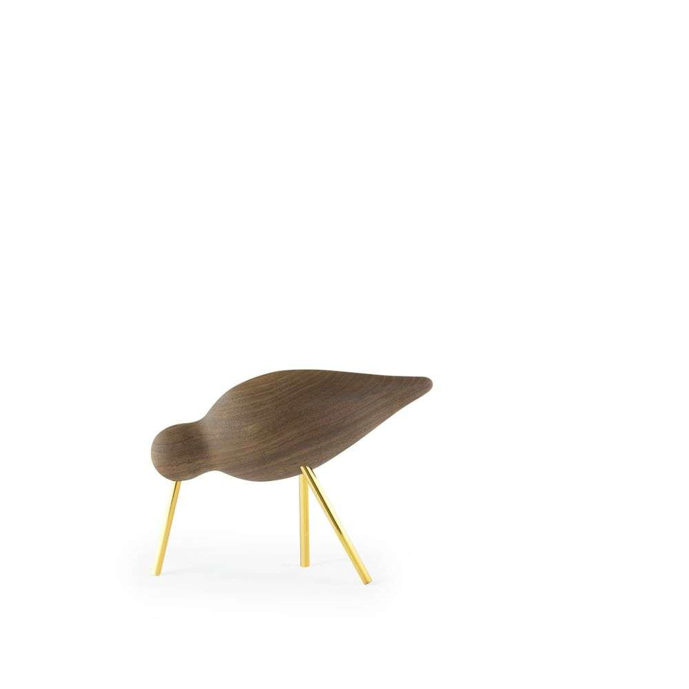 Normann Copenhagen - Shorebird Medium Walnut Brass von Normann Copenhagen