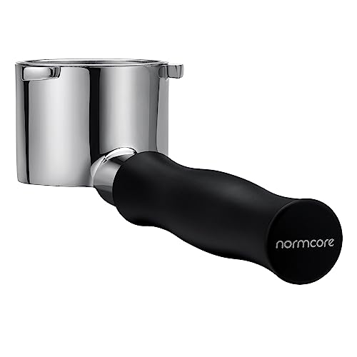 Normcore 51mm Bodenloser Siebträger - Wiederverwendbarer Kaffee-Siebträger - 51 mm DREI-Ohr-Griff kompatibel mit DeLonghi La Specialista EC9335M EC9155M EC9355M EC9665M von Normcore