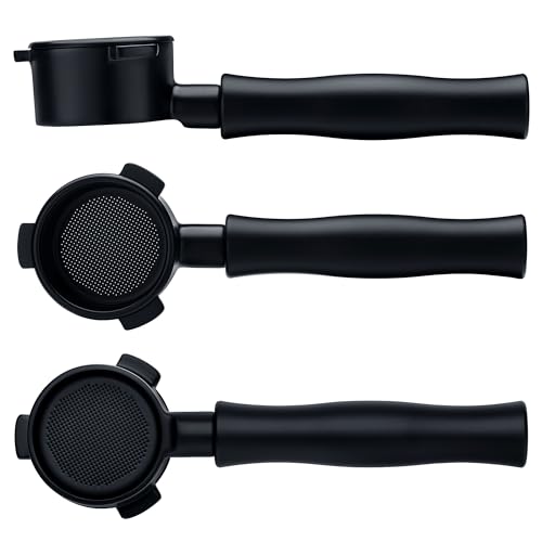 Normcore 54 mm Siebträger ohne Boden, passend für 54 mm Breville Salbei-Maschinen, Titan-PVD-Beschichtung, Siebträger-Gruppenkopf mit schwarz eloxiertem Aluminiumgriff von Normcore