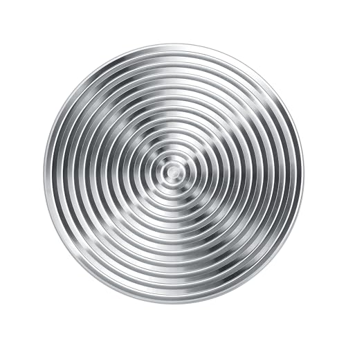 Normcore 58,5 mm geriffelter Ersatz-Tamperboden, 304 Edelstahl, passend für Normcore federbelasteten Espresso-Stamper, erzeugt gleichmäßige Extraktionsrillen von Normcore