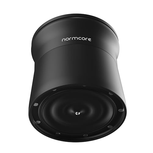 Normcore 58mm 2-in-1 Magnetischer Dosing Cup – Espresso Dosing Funnel mit Siebträger Dosierring, Kaffee Dosing Tool für 58mm Siebträger, Matt Schwarz, Eloxiertes Aluminium, Neue Version von Normcore