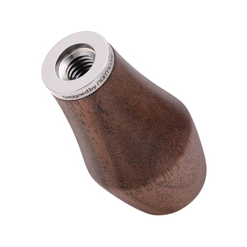 Normcore E61 Brew Control Lever Knob, M8 Thread, American Walnut Wood with 304 Stainless Steel, Compatible with E61 Group Levers and Steam Taps von Normcore