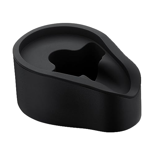 Normcore Siebträgerhalter, Siebträger-Stopfstation, 304 Edelstahl mit Silikon-Espressohalter, Tamperständer, passend für 58 mm Espressomaschinen, Siebträger, Schwarz von Normcore