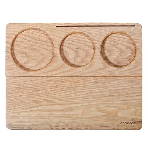 Normcore Tampermatte aus Eichen Holz - Tamping Matte aus Eichen Holz - Tamperstation 58mm 54mm - Kaffee Stampfmatte Espresso Tampermatte für Home Barista, Siebträger Zubehör von Normcore