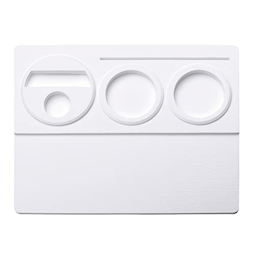 Normcore Tampermatte aus Silikon V2 - Weiß Tamping Matte aus Premium Silikon - Tamperstation - Anti-Rutsch Silikonmatte - Kaffee Stampfmatte Espresso Tampermatte für Siebträger von Normcore
