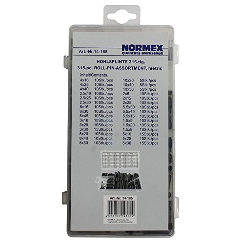 Normex Hohlsplinte Splinte 315-tlg. Normex Hohlsplinte Splinte 315-tlg. von Normex
