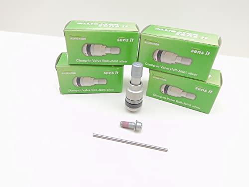 4 STK. ALLIGATOR SENS IT ALU VENTILE ALUVENTILE ELOXIERT FELGEN ALUFELGEN (4) von Normfest