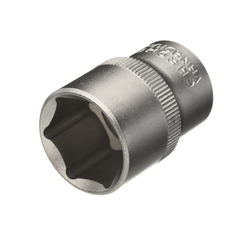 Normfest 1/2" Steckschlüssel-Einsatz | 1/2 Zoll | Abtrieb Außen-Sechskant Profil | Außensechskant | Nuss | Antrieb Vierkant hohl 12,5 mm (1/2 Zoll) | (SW21 (21mm) | Länge 38mm) von Normfest