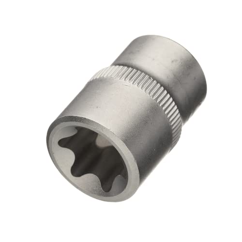 Normfest 1/2" TORX Steckschlüssel-Einsatz | 1/2 Zoll Steckschlüsseleinsatz | Abtrieb Außen TORX Profil | Antrieb Vierkant hohl 12,5 mm (1/2 Zoll) (E18) von Normfest