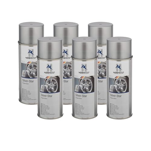 Normfest Felgensilber Silver-Star Felgenlack Spraydose silber 6x 400ml Normfest Felgensilber Silver-Star Felgenlack Spraydose silber 6x 400ml von Normfest