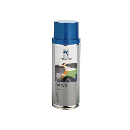 Normfest Lackspray RAL5010 enzianblau seidenglatt 400 ml von Normfest