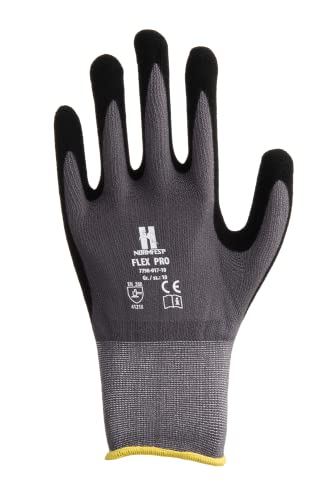 Normfest Spezialschutzhandschuh Flex Pro Arbeitshandschuh für Werkstatt, Hobby und Handwerk 12er Pack (12 Paar) (8) von Normfest