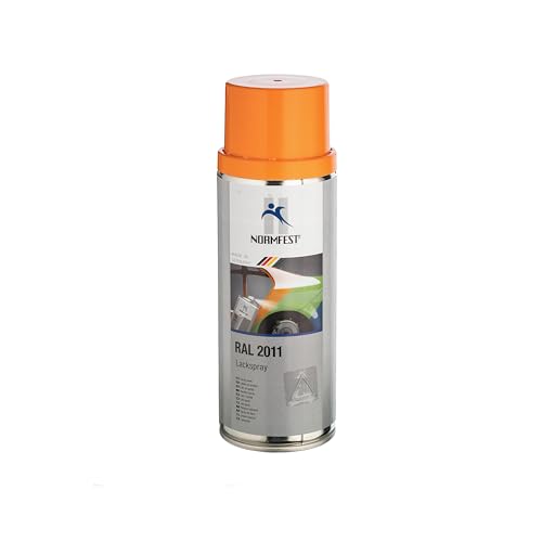 Normfest Lackspray RAL 2011 tieforange seidenglatt 400 ml von Normfest