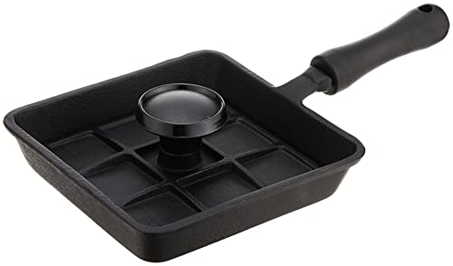 Norpro 653 Mini-Paneini-Pfanne aus Gusseisen mit Presse, Siehe Abbildung, 5.9 IN Norpro 653 Mini-Paneini-Pfanne aus Gusseisen mit Presse, Siehe Abbildung, 5.9 IN von Norpro
