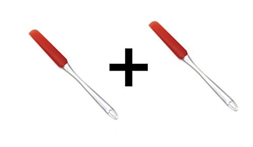 Norpro Silicone Jar Icing Spreading Cake Decorating Spatula Red Soft (2-Pack) von Norpro