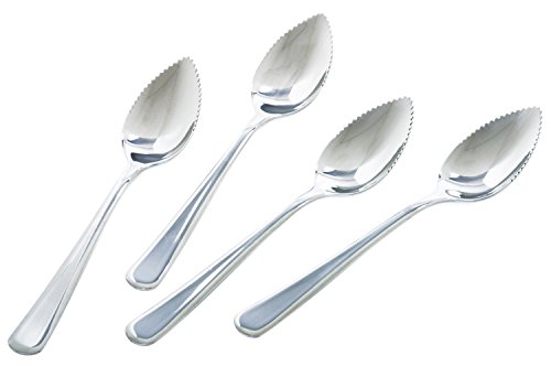 Norpro Stainless Steel Spoons, Set of 4 Grapefruit-Löffel, Edelstahl, 4 Stück, Silber, 6.25 Inch von Norpro