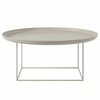 Norr11 Duke Stone Kaffeetisch Beistelltisch Couchtisch Sofatisch Tisch Grau Rund B-Ware von Norr 11