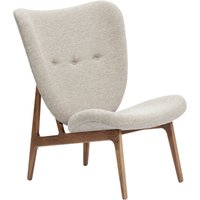NORR11 - Elephant Lounge Sessel, Eiche geräuchert / beige (Barnum - Col 3) von NORR 11