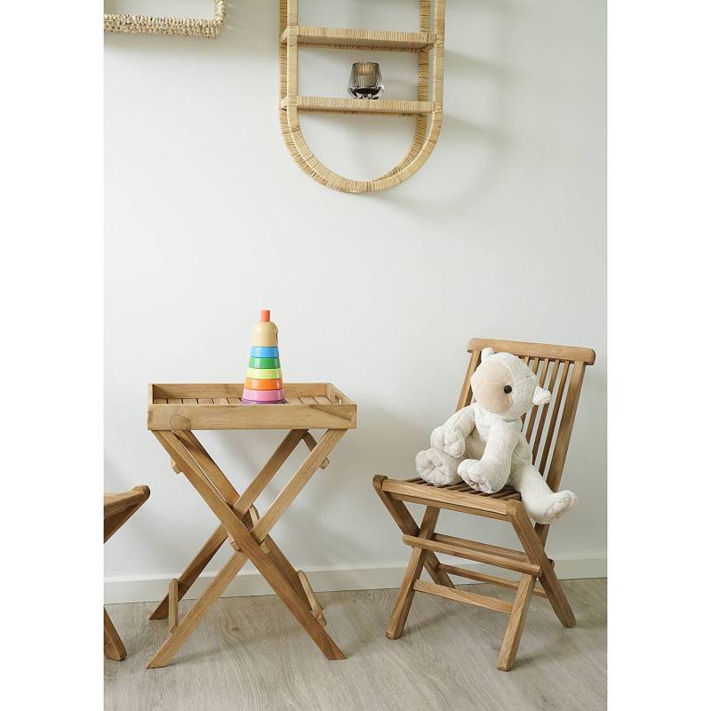 home24 Kinderstuhl Toldeo 2er-Set 31 x 58 x 42cm Braun von home24