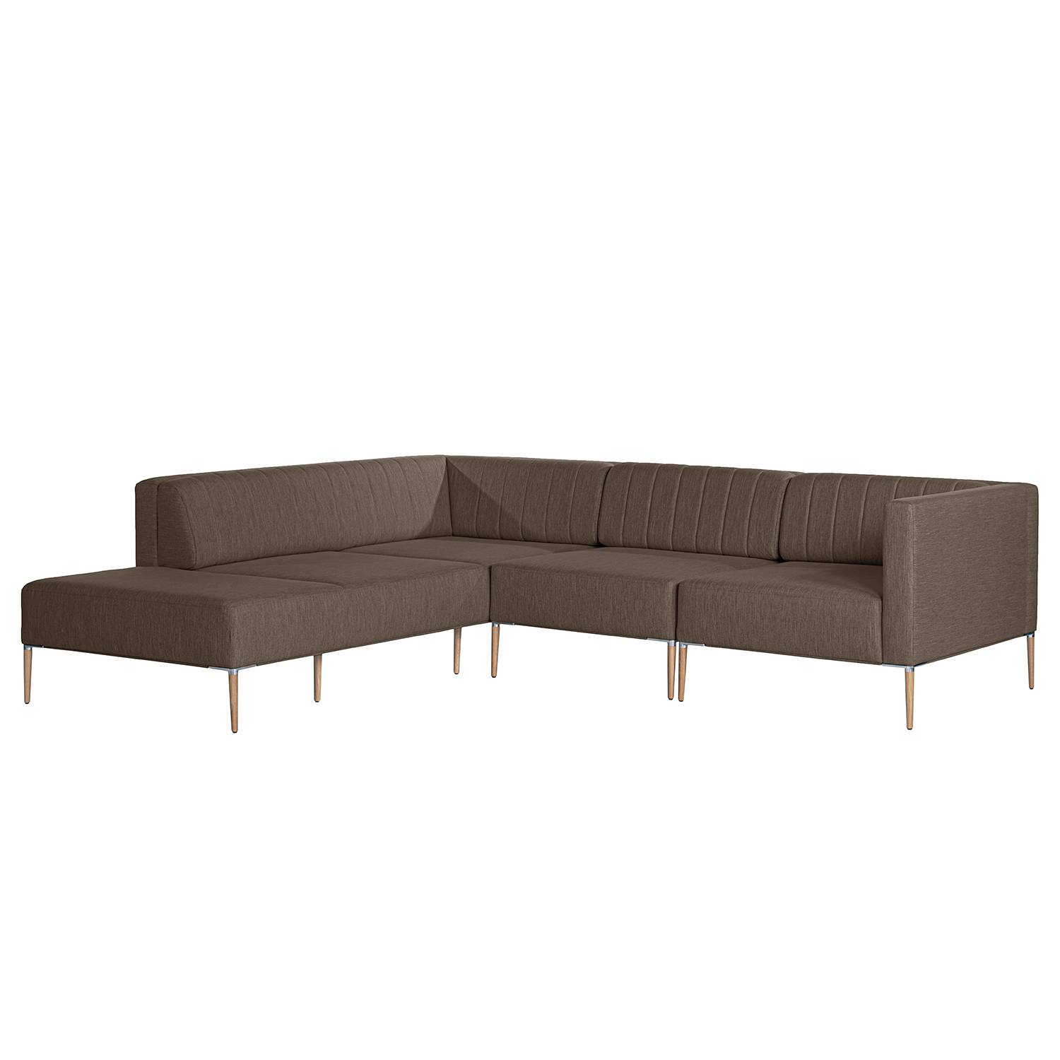 Norrwood Ecksofa Luparo III Cubanit Webstoff 259x70x224 cm von Norrwood