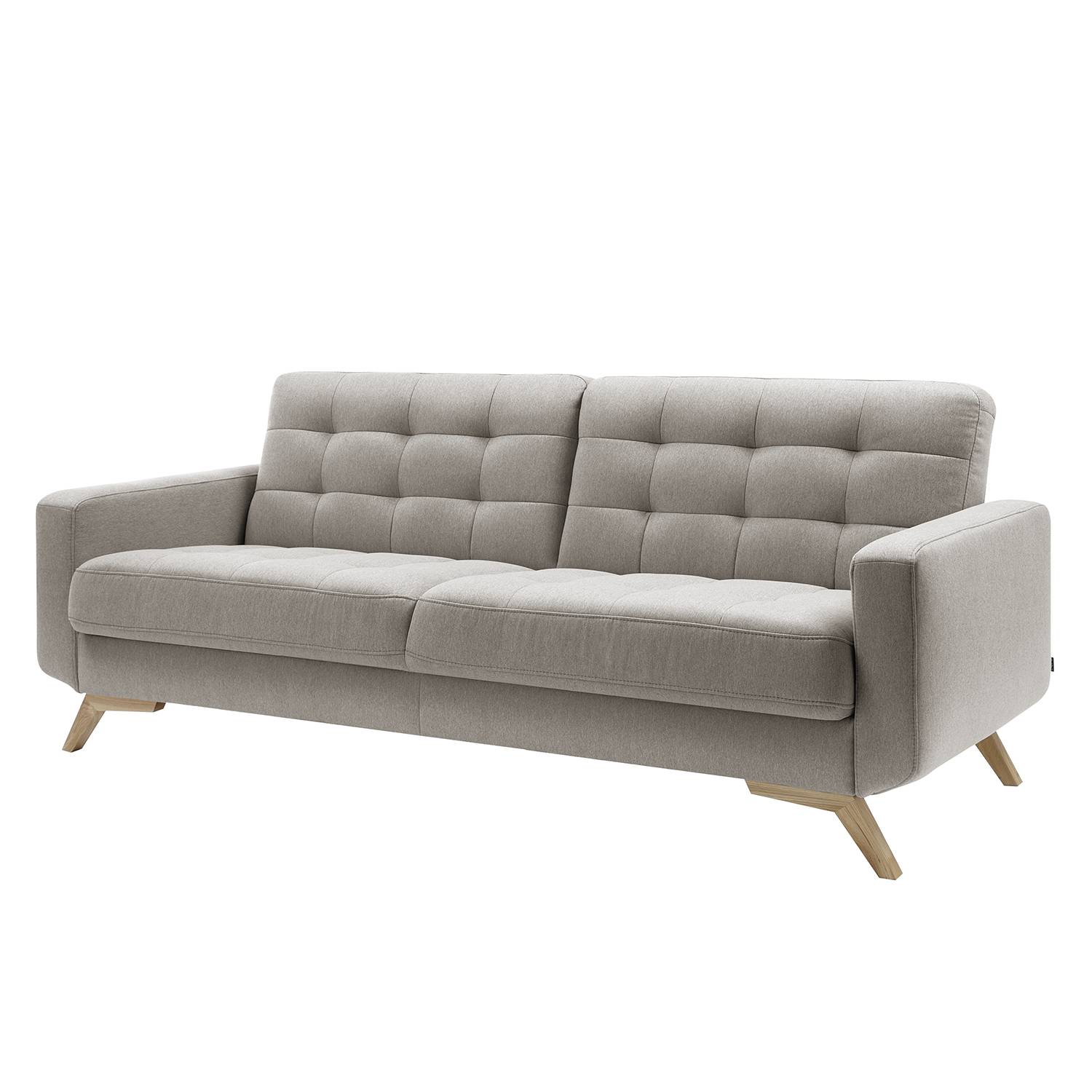 Norrwood Schlafsofa Somoto Haselnuss Microfaser 222x87x89 cm mit Schlaffunktion von Norrwood