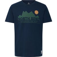 North Bend Rundhalsshirt "Rundhalsshirt NBCash" von North Bend