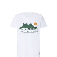 North Bend Rundhalsshirt "Rundhalsshirt NBCash" von North Bend