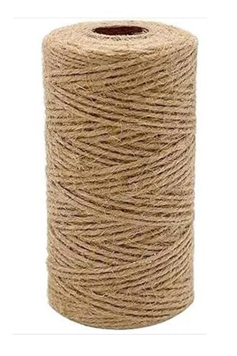 NorthPada 1 mm x 400 Meter natürliche Jute-Schnur für Kunst DIY Handwerk Geschenkverpackung Haus und Garten Dekoration Hochzeit Party Weihnachten Dekor Verpackung von NorthPada