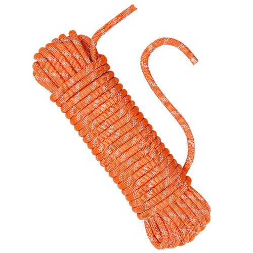 NorthPada 12 mm 20 Meter Seil Kletterseil Schiffsseil Ankerseil Bootsseil Abseilseil Schwimmseil Baumschaukelseil Statisches Orange NorthPada 12 mm 20 Meter Seil Kletterseil Schiffsseil Ankerseil Bootsseil Abseilseil Schwimmseil Baumschaukelseil Statisches Orange von NorthPada