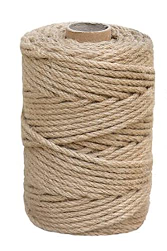 NorthPada 5 mm x 30 Meter Natürliche Sisal Hanf Seil Heavy Duty Dicke Schnur für Katzenkratzer Post Baum, Garten, Bindung, Kunsthandwerk Verpackungsmaterial von NorthPada