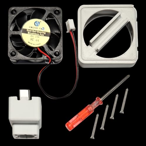 Smart Auto Start-Stop Extruder Dual Kugellager Bürstenloser Lüfter DC 24V Upgrade für Bambu Lab A1/A1 Mini, 24V Kühlkörper Power Modul, zerstörungsfreie Installation, 3D-Drucker-Zubehör Mod Smart Auto Start-Stop Extruder Dual Kugellager Bürstenloser Lüfter DC 24V Upgrade für Bambu Lab A1/A1 Mini, 24V Kühlkörper Power Modul, zerstörungsfreie Installation, 3D-Drucker-Zubehör Mod von NorthRenda
