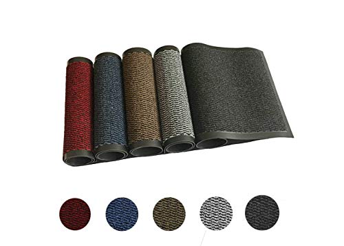 Northam - Premium Türmatte Fußmatte Schmutzfangmatte Matte/viele Farben & Größen (Grau, 60 x 80 cm) von Northam