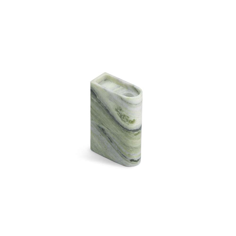 Northern - Monolith Candle Holder Medium Mixed Green Marble von Northern