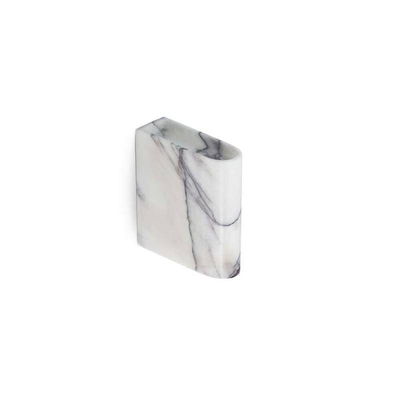 Northern - Monolith Candle Holder Wall Mixed White Marble von Northern