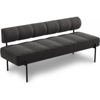 Northern - Daybe Dining Sofa, schwarz / dunkelgrau (Kvadrat Brusvik 08) von Northern