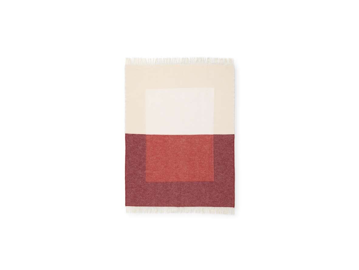 Northern - Echo Throw Blanket 130X170 Red Northern von Northern