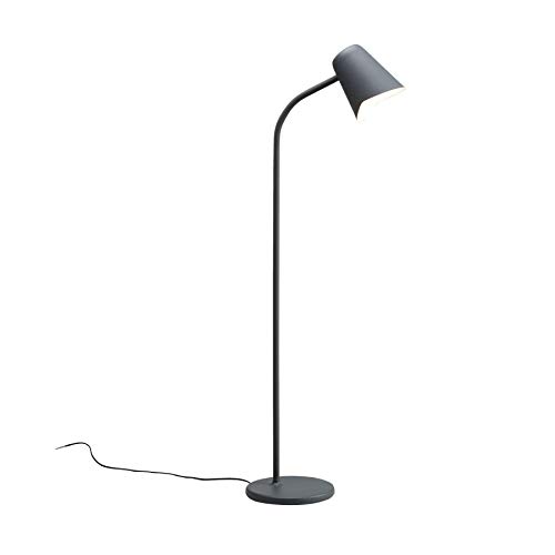 Northern Me Grau Stehlampe Stahl/Gusseisen/Silikon 130 cm x 25 cm von Northern