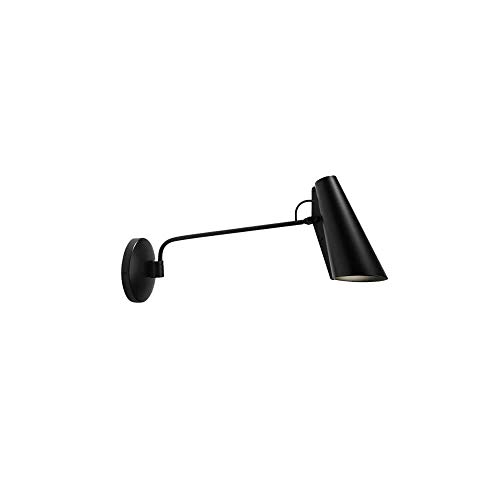 Northern Wandlampe Birdy wall groß Aluminium 24x53 cm, schwarz von Northern