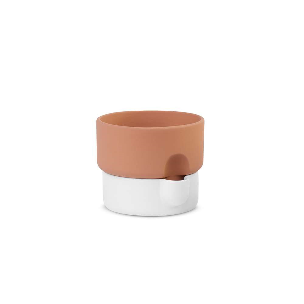 Northern - Oasis Flowerpot Medium White/Terracotta von Northern