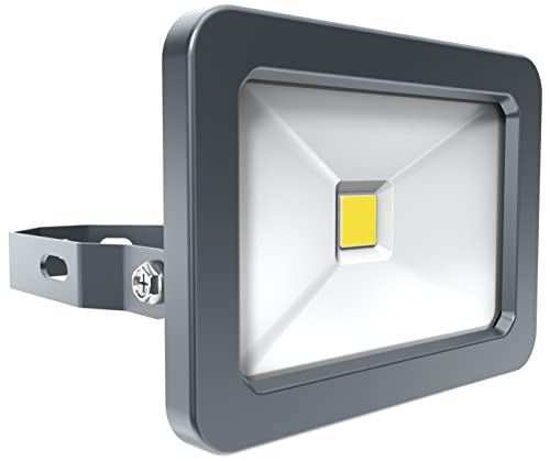 Northpoint 15W LED Strahler Fluter Außen 1125LM Außenstrahler, IP65 Wasserdicht 6500K Kaltweiß (2er-Set Grau) von Northpoint