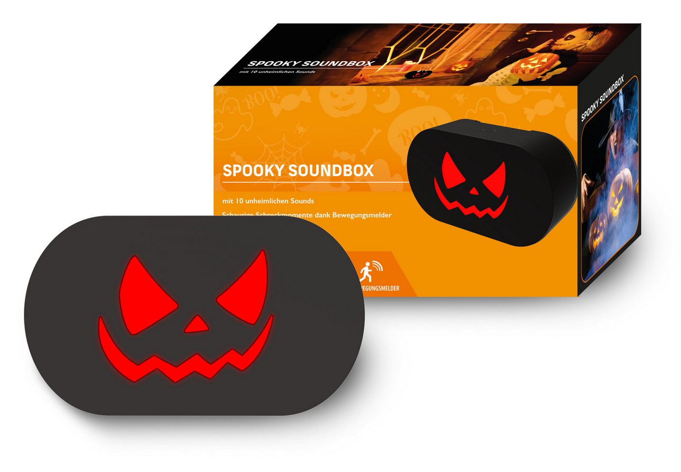 Northpoint Dekofigur Spooky Soundbox mit Gruselgeräuschen rote LEDs Akku & Sensor Northpoint Dekofigur Spooky Soundbox mit Gruselgeräuschen rote LEDs Akku & Sensor von Northpoint