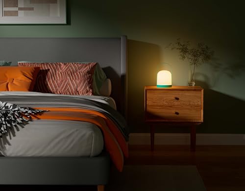 Northpoint Klassische LED Batterie Laterne IP44 Spritzwassergeschützt Innen Außen 3 Farben Türkis von Northpoint