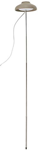 Northpoint LED 7W Pflanzenleuchte Pflanzenlampe Pflanzenbeleuchtung 70cm Teleskopstab weiße Lichtfarbe Timerfunktion Grau von Northpoint