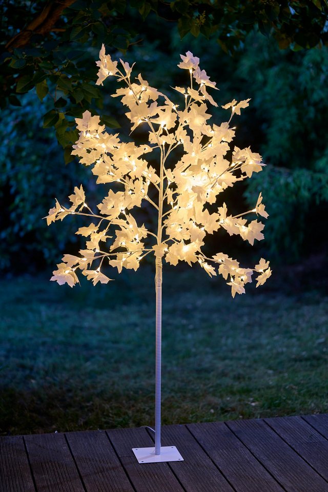Northpoint LED Baum LED Baum 120 weiße Blüten Warmweiße LEDs Timer integriert von Northpoint
