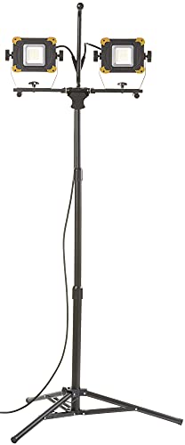 Northpoint LED Baustrahler Arbeitsstrahler Strahler Fluter Stativ 2x50 W Parent (Quick-Release+Steckdose) von Northpoint