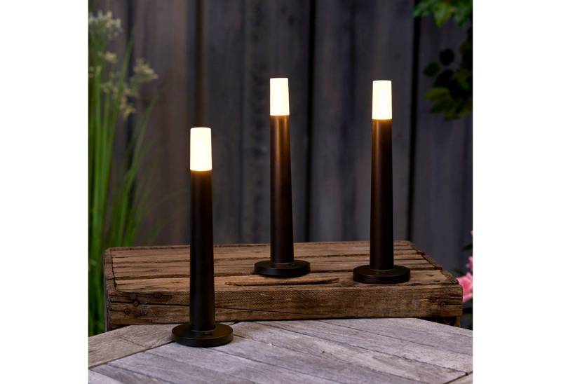 Northpoint LED Dekolicht LED Stabkerzen 3er-Set Dimmbar Innen Außen Warmweiß Northpoint LED Dekolicht LED Stabkerzen 3er-Set Dimmbar Innen Außen Warmweiß von Northpoint