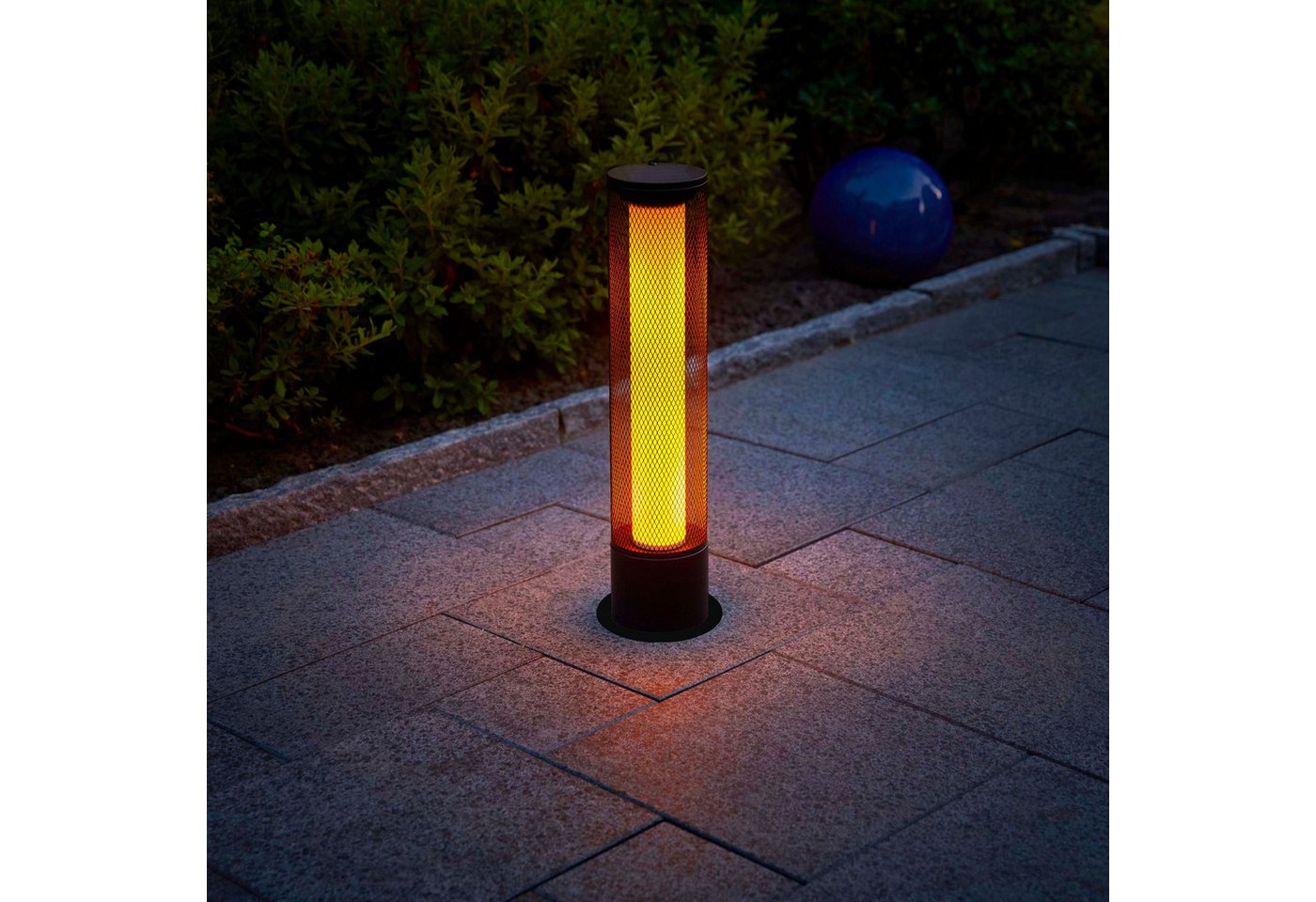 Northpoint LED Gartenleuchte Solar Flammenlichtsäule Flammen Dauerlicht Dämmerungssensor von Northpoint