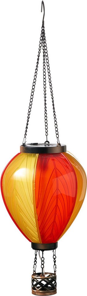 Northpoint LED-Hängeleuchte mit Solarpanel Laterne Heißluftballon Windlicht Garten Deko von Northpoint